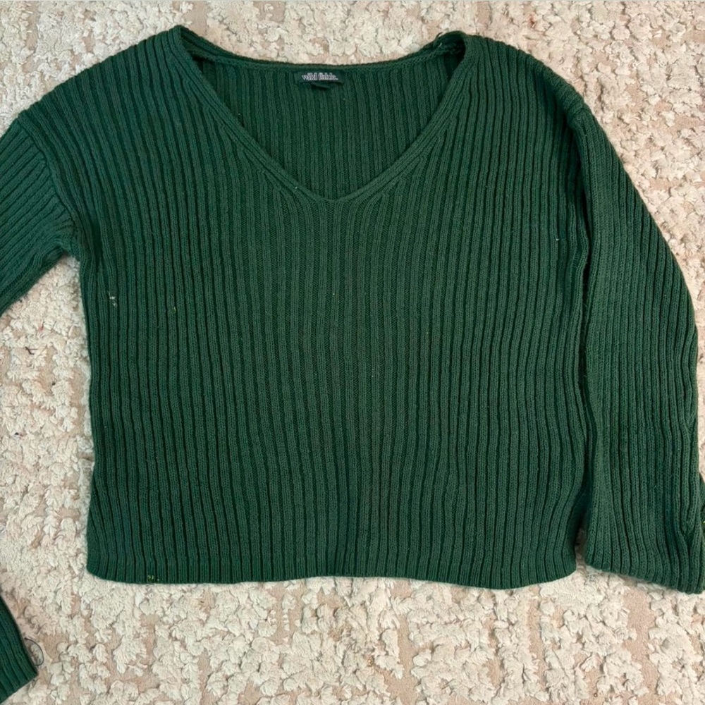 Cropped sweater